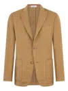 Boglioli Comfort Microstructure K-jacket In Braun
