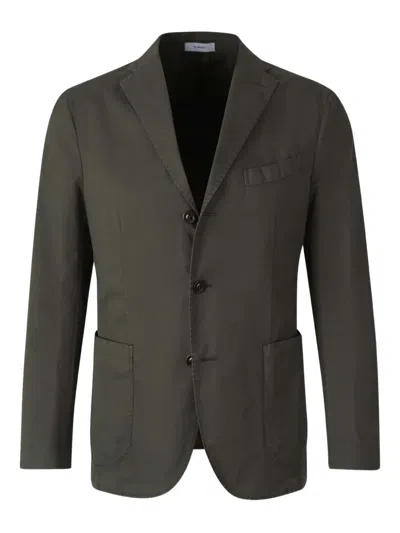 Boglioli Single-breasted Blazer In Green