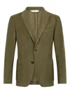 Boglioli Single-breasted Blazer In Green