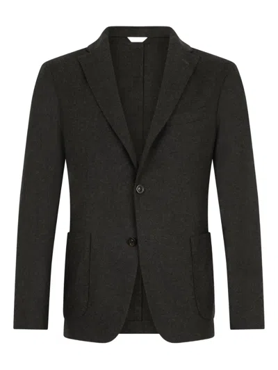 Boglioli Single-breasted Blazer In Green