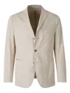 Boglioli Single-breasted Blazer In Neutrals
