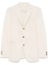 Boglioli Single-breasted Blazer In White