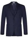 Boglioli Dark Blue Lightweight Luxury Cashmere K-jacket In Black