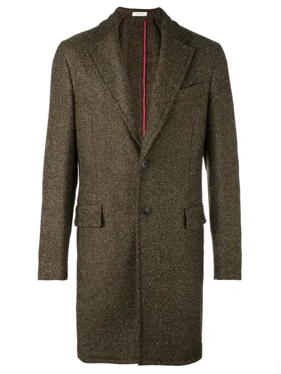 Boglioli Einreihiger Mantel In Brown