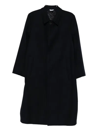 Boglioli Single-breasted Coat In Black