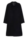 Boglioli Single-breasted Coat In Black