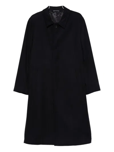 Boglioli Single-breasted Coat In Black