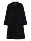 Boglioli Single-breasted Coat In Black