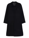 Boglioli Single-breasted Coat In Black