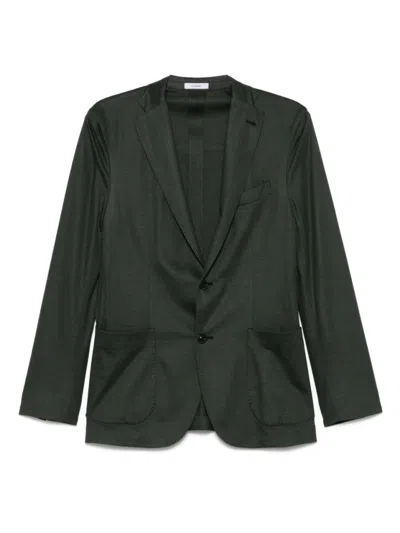 Boglioli Single-breasted Forest Green Cashmere