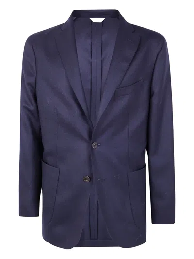 Boglioli Single-breasted Jacket In Blue