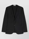 Boglioli Single Breasted Jacket Notch Lapel Pockets In Black