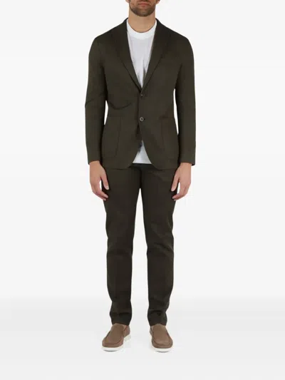 Boglioli Single-breasted Suit In Green