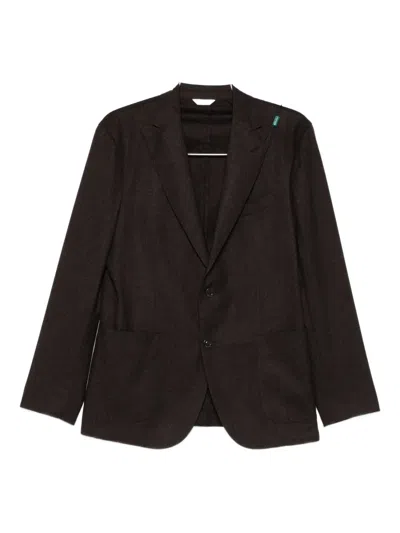 Boglioli Single-breasted Suit In Animal Print