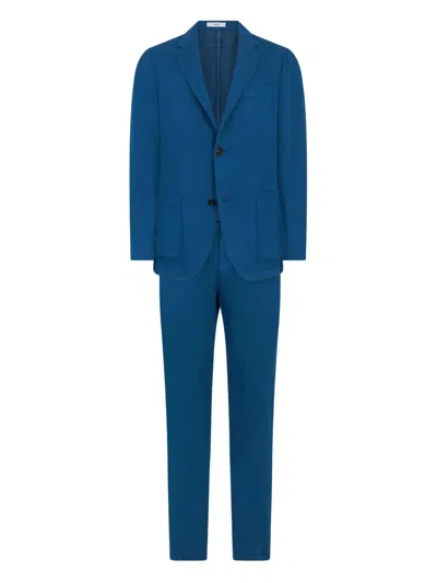 Boglioli Single-breasted Suit In Blue