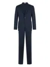 Boglioli Cotton Linen Satin Dover Suit In Blue