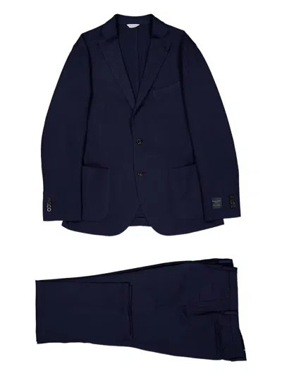Boglioli Single-breasted Suit In Blue