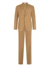 Boglioli Garment Dyed Light Popeline K-suit In Brown
