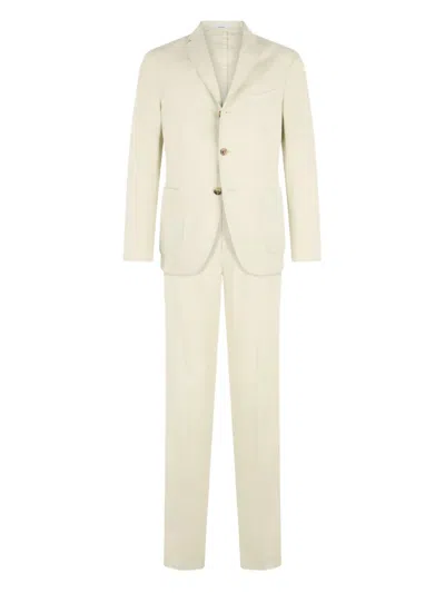 Boglioli Single-breasted Suit In Neutrals