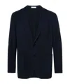 Boglioli Single-breasted Virgin Wool Blazer In Black