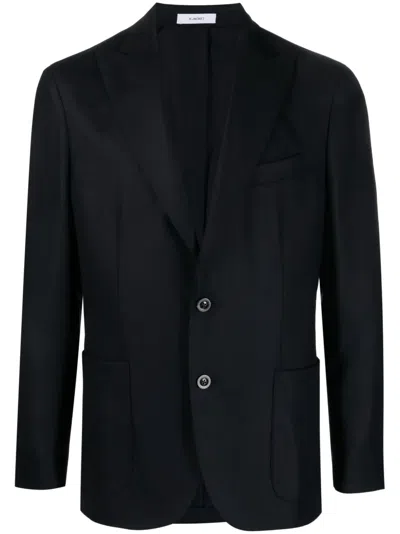 BOGLIOLI SINGLE-BREASTED WOOL BLAZER