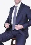 Boglioli Single-breasted Wool Suit In Blue