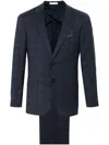 Boglioli Single-breasted Wool Suit In Blue