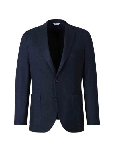Boglioli Single-breasted Blazer In Blue