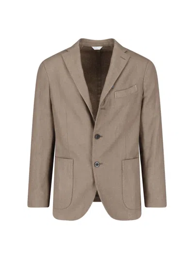 Boglioli Einreihiger Blazer In Brown