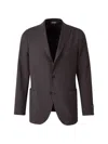 Boglioli Single-breasted Notch-lapel Jacket In Brown