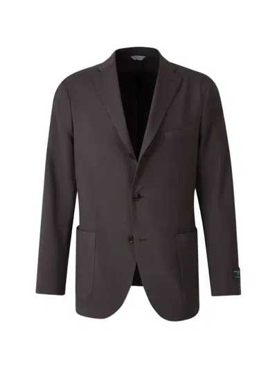 Boglioli Single-breasted Notch-lapel Jacket In Brown