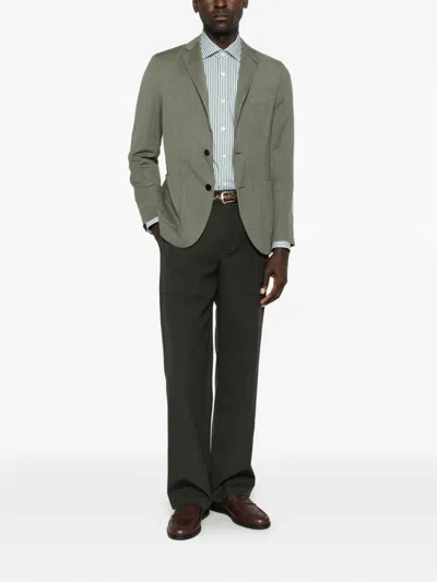 Boglioli Single-breasted Notch-lapel Jacket In Gray