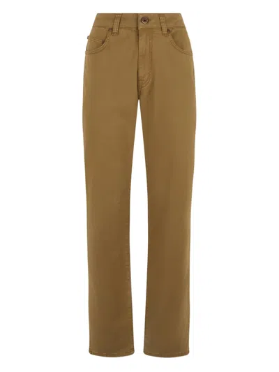 BOGLIOLI SLIM-CUT CHINO TROUSERS