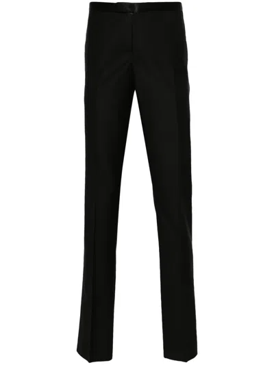 Boglioli Slim-cut Tailored Trousers In Black