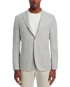 Boglioli Slim Fit Wool Melange Hopsack Sport Jacket In Light Grey