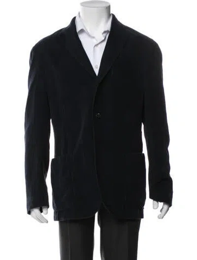 Pre-owned Boglioli Solid Blazer In Blue