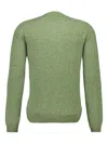 Boglioli Green Round Neck Wool Sweather In Green