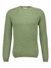 Boglioli Speckled Effect Wool-cashmere Crew Neck Sweater In Multi