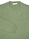 Boglioli Speckled Effect Wool-cashmere Crew Neck Sweater In Green