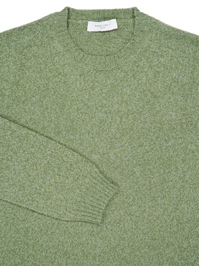 BOGLIOLI BOGLIOLI SPOTTY CREW NECK SWEATER