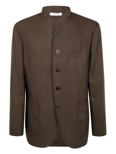 Boglioli Stand Up-collar Blazer In 褐色