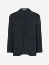 Boglioli Long-sleeved Suit Coat In Black