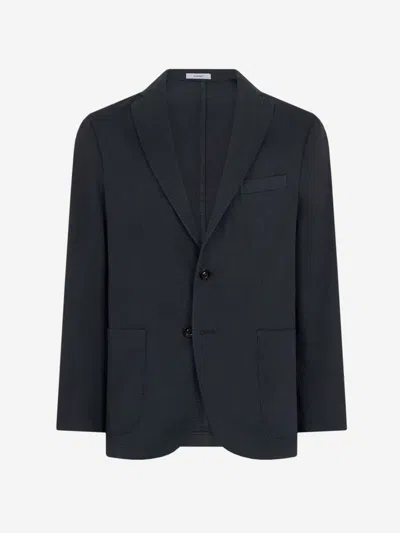 BOGLIOLI BOGLIOLI STRAIGHT COTTON BLAZER