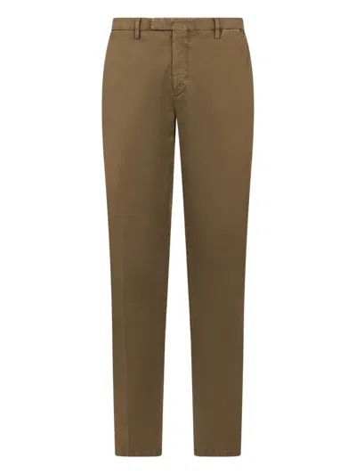 Boglioli Straight-leg Chino Trousers In Brown