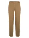Boglioli Straight-leg Chino Trousers In Brown