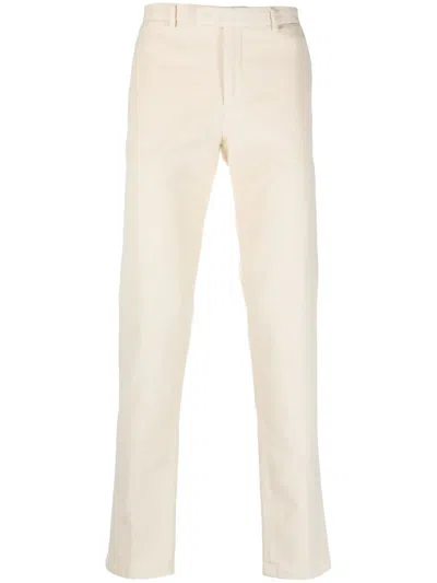 Boglioli Straight-leg Chino Trousers In White