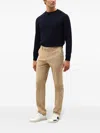 Boglioli Garment Dyed Corduroy Slim Chinos In Neutrals