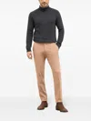 Boglioli Comfort Cotton Slim Chinos In Pink