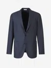 Boglioli Single-breasted Blazer In Gray