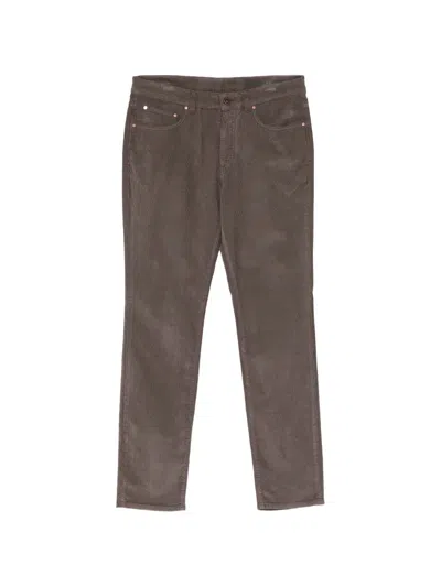 Boglioli Straight-leg Corduroy Trousers In Brown